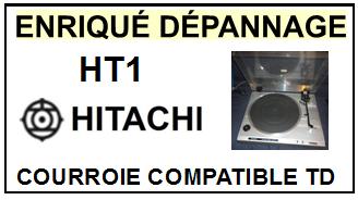 HITACHI  HT1  HT-1  Courroie Compatible Tourne-disques