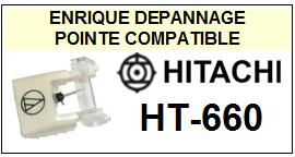 HITACHI-HT660  HT-660-POINTES-DE-LECTURE-DIAMANTS-SAPHIRS-COMPATIBLES