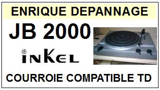 INKEL  JB2000    Courroie Compatible Tourne-disques