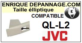 JVC-QLL2 QL-L2-POINTES-DE-LECTURE-DIAMANTS-SAPHIRS-COMPATIBLES