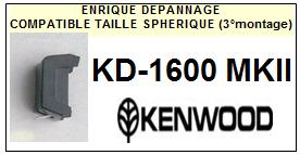 KENWOOD-KD1600MKII..  KD-1600 MK2 (3MONTAGE-POINTES-DE-LECTURE-DIAMANTS-SAPHIRS-COMPATIBLES