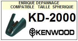 KENWOOD-KD2000  KD-2000-POINTES-DE-LECTURE-DIAMANTS-SAPHIRS-COMPATIBLES