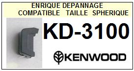 KENWOOD-KD3100  KD-3100-POINTES-DE-LECTURE-DIAMANTS-SAPHIRS-COMPATIBLES