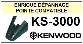 KENWOOD-KS3000  KS-3000-POINTES-DE-LECTURE-DIAMANTS-SAPHIRS-COMPATIBLES