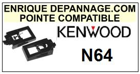 KENWOOD-N64-POINTES-DE-LECTURE-DIAMANTS-SAPHIRS-COMPATIBLES