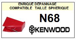KENWOOD-N68-POINTES-DE-LECTURE-DIAMANTS-SAPHIRS-COMPATIBLES