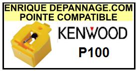 KENWOOD-P100  P-100-POINTES-DE-LECTURE-DIAMANTS-SAPHIRS-COMPATIBLES