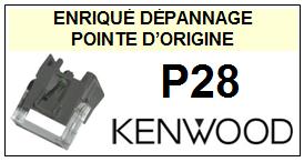 KENWOOD-P28 P-28-POINTES-DE-LECTURE-DIAMANTS-SAPHIRS-COMPATIBLES