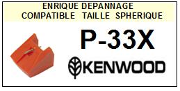 KENWOOD-P33X  P-33X-POINTES-DE-LECTURE-DIAMANTS-SAPHIRS-COMPATIBLES