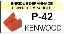 KENWOOD-P42  P-42-POINTES-DE-LECTURE-DIAMANTS-SAPHIRS-COMPATIBLES