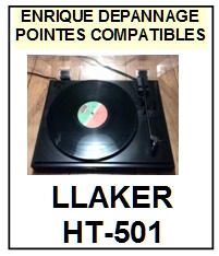 LLAKER HT501 HT-501 (1montage) <br>Pointe sphrique pour tourne-disques  (<b>sphrical stylus</b>)<small> 2017-02</small>