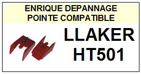 LLAKER HT501 HT-501 (1montage) <br>Pointe sphrique pour tourne-disques  (<b>sphrical stylus</b>)<small> 2017-02</small>