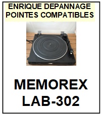 MEMOREX-LAB302 LAB-302-POINTES-DE-LECTURE-DIAMANTS-SAPHIRS-COMPATIBLES