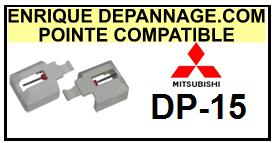 MITSUBISHI-DP15-POINTES-DE-LECTURE-DIAMANTS-SAPHIRS-COMPATIBLES