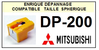 MITSUBISHI-DP200 DP-200-POINTES-DE-LECTURE-DIAMANTS-SAPHIRS-COMPATIBLES