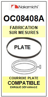 FICHE-DE-VENTE-COURROIES-COMPATIBLES-NAKAMICHI-OC08408A OC08408A