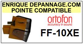 ORTOFON-FF10XE FF-10XE-POINTES-DE-LECTURE-DIAMANTS-SAPHIRS-COMPATIBLES