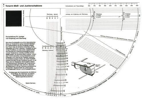 Outil de rglage  pour bras et cellule tournedisque