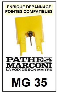 PATHE MARCONI-MG35 MG 35-POINTES-DE-LECTURE-DIAMANTS-SAPHIRS-COMPATIBLES