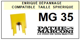 PATHE MARCONI-MG35 MG 35-POINTES-DE-LECTURE-DIAMANTS-SAPHIRS-COMPATIBLES