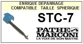 PATHE MARCONI-STC7 STC-7-POINTES-DE-LECTURE-DIAMANTS-SAPHIRS-COMPATIBLES