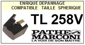 PATHE MARCONI-TL258V-POINTES-DE-LECTURE-DIAMANTS-SAPHIRS-COMPATIBLES
