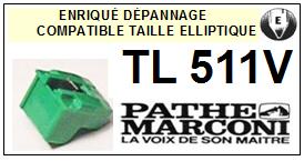 PATHE MARCONI-TL511V TL511V-POINTES-DE-LECTURE-DIAMANTS-SAPHIRS-COMPATIBLES