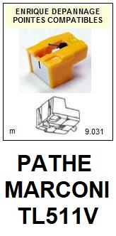 PATHE MARCONI-TL511V TL511V-POINTES-DE-LECTURE-DIAMANTS-SAPHIRS-COMPATIBLES