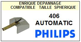 PHILIPS-406 AUTOMATIC-POINTES-DE-LECTURE-DIAMANTS-SAPHIRS-COMPATIBLES