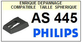 PHILIPS-AS445  AS-445-POINTES-DE-LECTURE-DIAMANTS-SAPHIRS-COMPATIBLES