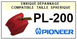 PIONEER-PL200  PL-200-POINTES-DE-LECTURE-DIAMANTS-SAPHIRS-COMPATIBLES