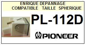 PIONEER-PL112D  PL-112D-POINTES-DE-LECTURE-DIAMANTS-SAPHIRS-COMPATIBLES
