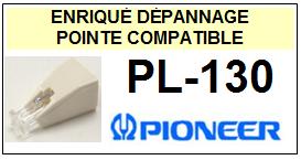PIONEER-PL130 PL-130-POINTES-DE-LECTURE-DIAMANTS-SAPHIRS-COMPATIBLES