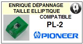 PIONEER-PL2 PL-2-POINTES-DE-LECTURE-DIAMANTS-SAPHIRS-COMPATIBLES