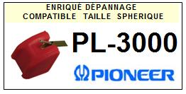 PIONEER-PL3000  PL-3000-POINTES-DE-LECTURE-DIAMANTS-SAPHIRS-COMPATIBLES