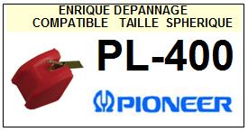 PIONEER-PL400  PL-400-POINTES-DE-LECTURE-DIAMANTS-SAPHIRS-COMPATIBLES