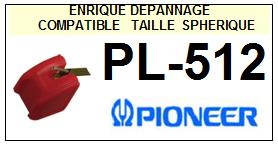 PIONEER-PL512  PL-512-POINTES-DE-LECTURE-DIAMANTS-SAPHIRS-COMPATIBLES