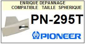 PIONEER-PN295T PN-295T-POINTES-DE-LECTURE-DIAMANTS-SAPHIRS-COMPATIBLES