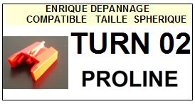PROLINE-TURN02  TURN-02-POINTES-DE-LECTURE-DIAMANTS-SAPHIRS-COMPATIBLES