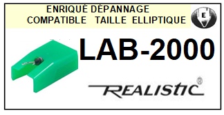 REALISTIC Platine  LAB2000    Pointe de lecture compatible diamant elliptique