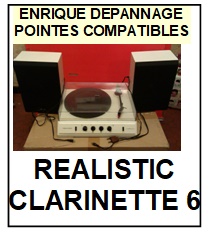 REALISTIC-CLARINETTE 6-POINTES-DE-LECTURE-DIAMANTS-SAPHIRS-COMPATIBLES