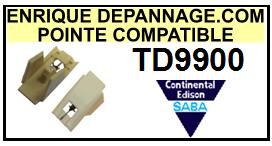 CONTINENTAL EDISON-TD9900-POINTES-DE-LECTURE-DIAMANTS-SAPHIRS-COMPATIBLES