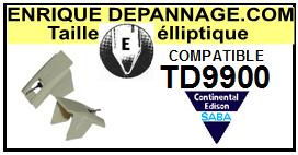 CONTINENTAL EDISON-TD9900-POINTES-DE-LECTURE-DIAMANTS-SAPHIRS-COMPATIBLES