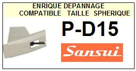 SANSUI-PD15  PD-15-POINTES-DE-LECTURE-DIAMANTS-SAPHIRS-COMPATIBLES