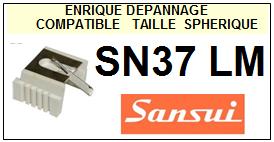 SANSUI-SN37LM SN-37 LM-POINTES-DE-LECTURE-DIAMANTS-SAPHIRS-COMPATIBLES