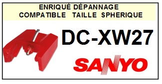 SANYO-DCXW27  DC-XW27-POINTES-DE-LECTURE-DIAMANTS-SAPHIRS-COMPATIBLES