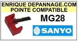 SANYO-MG28-POINTES-DE-LECTURE-DIAMANTS-SAPHIRS-COMPATIBLES