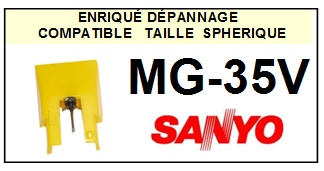 SANYO-MG35V MG-35V-POINTES-DE-LECTURE-DIAMANTS-SAPHIRS-COMPATIBLES