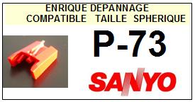 SANYO-P73  P-73-POINTES-DE-LECTURE-DIAMANTS-SAPHIRS-COMPATIBLES