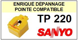 <strong>SANYO TP220</strong>  <br>Pointe sphrique pour tourne-disques (<B>sphrical stylus</b>)<SMALL> 2018 AVRIL</SMALL>